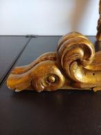 Wandtafel (2) - Hout - Goudblad in gesneden hout