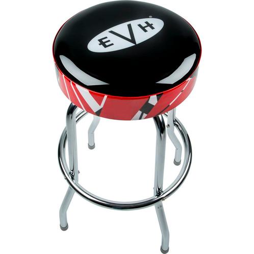 EVH Logo Barstool with Striped Trim 30" barkruk 76 cm, Muziek en Instrumenten, Instrumenten | Toebehoren, Verzenden