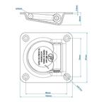 Pro Plus Sjoroog Enkel - 102 x 97 mm - SPP UP-01, Nieuw, Ophalen of Verzenden