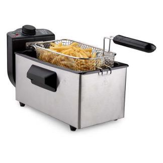 Frituurpan | Alpina | 3 liter (2000W, RVS), Witgoed en Apparatuur, Frituurpannen, Nieuw, Verzenden