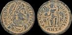 378-383ad Roman Gratian Ae follis Concordia seated facing..., Verzenden
