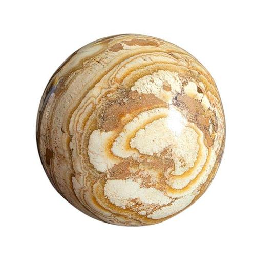 aragoniet Bol - Hoogte: 85.6 mm - Breedte: 85.6 mm- 793 g -, Verzamelen, Mineralen en Fossielen
