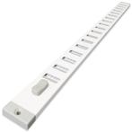 Aluminium afsluitbaar schuifrooster opbouw 470 x 30mm, Doe-het-zelf en Verbouw, Verzenden, Nieuw