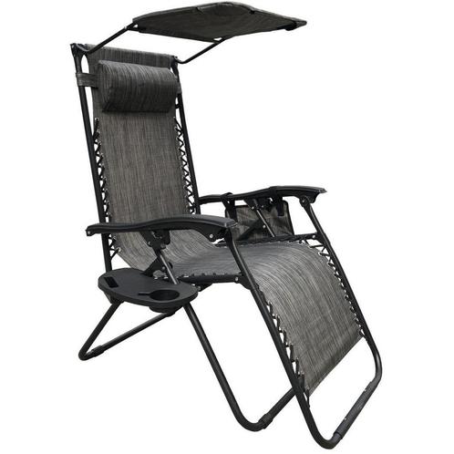 Weerbestendige Zero Gravity Ligstoel met Organizers – Gem., Tuin en Terras, Ligbedden, Nieuw, Ophalen of Verzenden