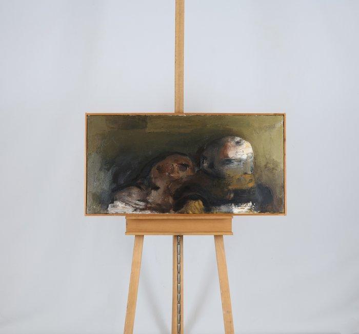 Jan van Eyk (1927–1988) - Twee figuren, Antiek en Kunst, Kunst | Schilderijen | Modern