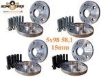 Spacers 15mm Alfa Fiat Opel 5x98 58.1 Spoorverbreders, Auto diversen, Tuning en Styling, Ophalen of Verzenden