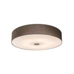 Landelijke plafondlamp taupe 70 cm - Drum Jute, Huis en Inrichting, Lampen | Plafondlampen, Nieuw, Overige materialen, Modern