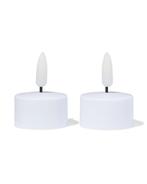 HEMA Uitbreidingsset oplaadbare led theelichtjes - 2 stuks, Huis en Inrichting, Woonaccessoires | Kandelaars en Kaarsen, Verzenden