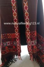 Heren Omslagdoek- grote sjaal - natuurlijke wol, Nieuw, Verzenden