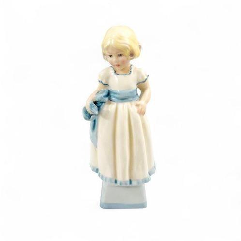 Royal Worcester - Beeldje - Girl figurine - Mondays child, Antiek en Kunst, Antiek | Glas en Kristal
