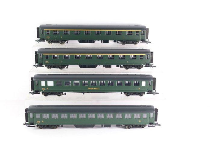 Roco H0 - 44119 - Modeltrein personenwagonset (1) - 4-Delige, Hobby en Vrije tijd, Modeltreinen | H0