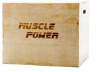 Muscle Power Houten Plyo Box, Sport en Fitness, Verzenden, Nieuw