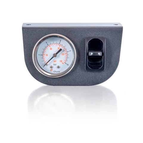 Manometer Ø 40 mm enkel | Hulpluchtvering Universeel Mat Gri, Auto-onderdelen, Ophanging en Onderstel, Nieuw, Universele onderdelen