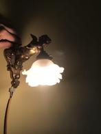Lamp ornament (2) - Legering - Set engel wandlampjes, Antiek en Kunst
