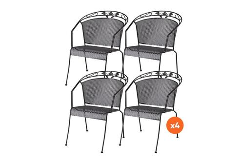 Set van 4 - Kettler Toledo stapelstoel, Tuin en Terras, Tuinsets en Loungesets, Nieuw, Overige materialen, Verzenden