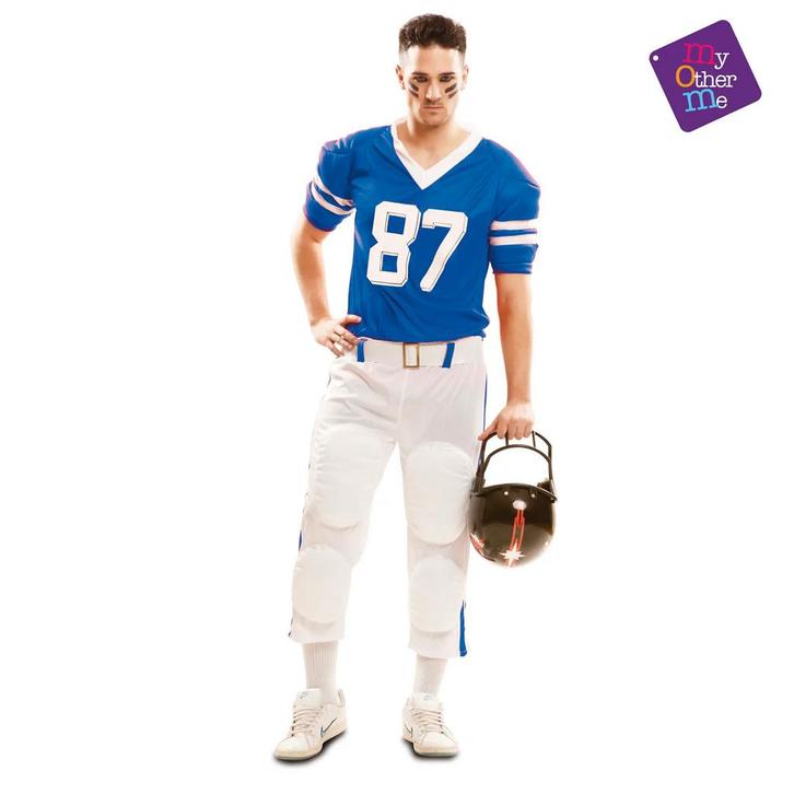 Rugby Kostuum Blauw Heren, Kleding | Heren, Carnavalskleding en Feestkleding, Nieuw, Ophalen of Verzenden