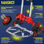 MASKO® Steekwagen opvouwbaar 80 kg Laadvermogen Trapsteekwag, Verzenden, Nieuw
