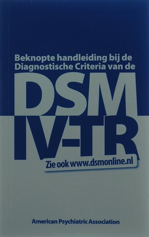Beknopte handleiding bij de diagnostische criteria van de, Boeken, Wetenschap, Gelezen, Verzenden