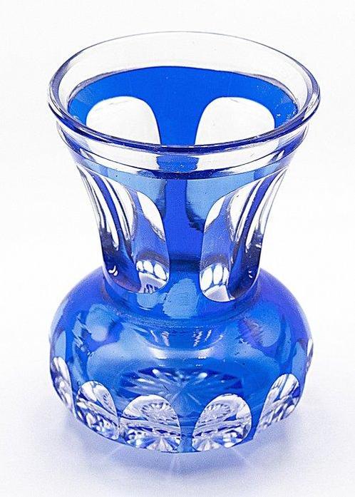 Haida Art Deco Faceted Crystal Glass Vase 1920 - Vaas -, Antiek en Kunst, Antiek | Glas en Kristal