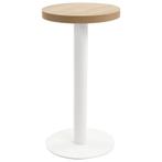 vidaXL Bistrotafel 40 cm MDF lichtbruin, Huis en Inrichting, Tafels | Eettafels, Verzenden, Nieuw