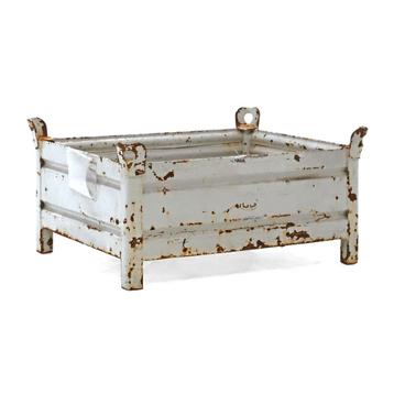 Gebruikte Stapelbak staal vaste constructie met vier beschikbaar voor biedingen