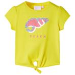 vidaXL Kindershirt 140 geel, Verzenden, Nieuw