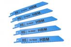 HBM 5 Delige 150 mm. 18 TPI Reciprozaagbladenset Voor Metaal, Doe-het-zelf en Verbouw, Gereedschap | Zaagmachines, Nieuw, Verzenden