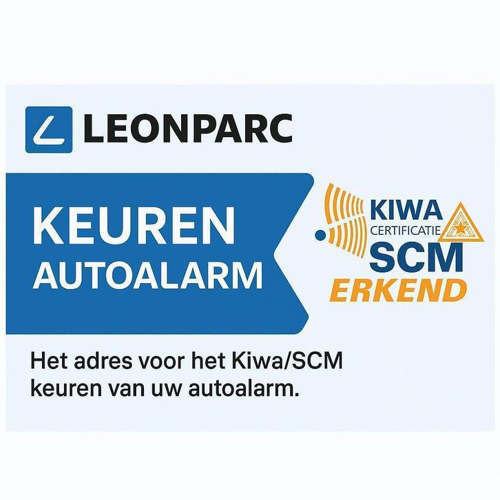 Keuren Auto Alarm Certificaat Kiwa Scm CCV klasse 1 2 3 4 5, Auto diversen, Anti-diefstal, Nieuw