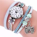 Horloge armband multilaags met uil bedel