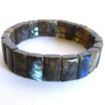 Prachtig paar armbanden van labradoriet- 81 g
