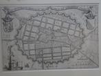Gravure Plattegrond Utrecht uitbreidingsplan E. Meyster 1670, Antiek en Kunst, Verzenden