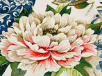 Eleganza Florissante: Prachtige Oeko Tex-katoenen stof -, Antiek en Kunst