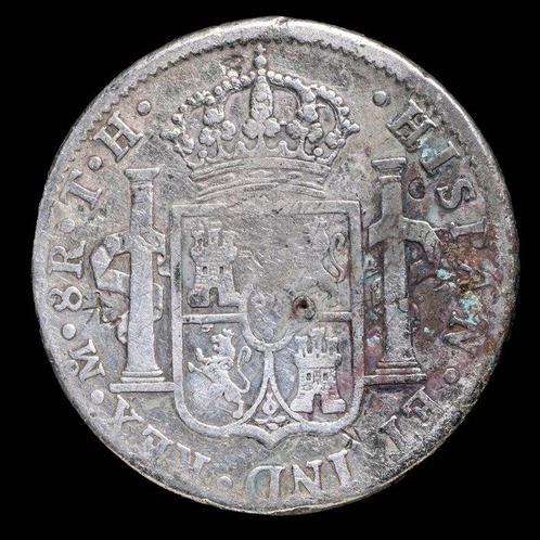 Koninkrijk Spanje. Carlos IV. 8 Reales Mexico 1804 (TH), Postzegels en Munten, Munten | Europa | Niet-Euromunten