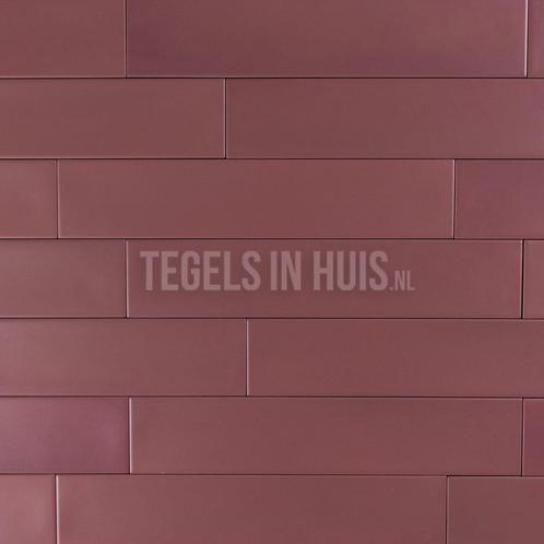 Vloertegel / wandtegel wadi rood 6x30 vloertegel, Doe-het-zelf en Verbouw, Tegels, Vloertegels, Nieuw, 10 m² of meer, Keramiek