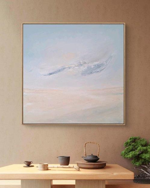Gaby Acevedo - Paisaje neutro nº23 (XL), Antiek en Kunst, Kunst | Schilderijen | Modern