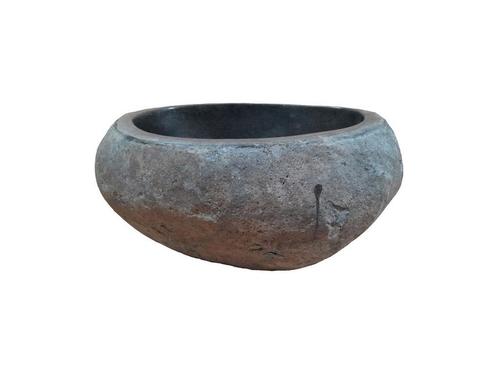 Natuurstenen waskom | Riviersteen 30 x 28 x 15, Doe-het-zelf en Verbouw, Sanitair, Nieuw, Verzenden