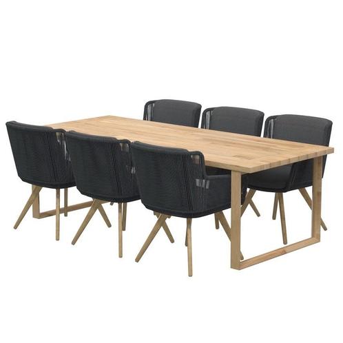 4 Seasons Outdoor Flores Spartan dining tuinset 240x100xH75, Tuin en Terras, Tuinsets en Loungesets, Nieuw, Ophalen of Verzenden