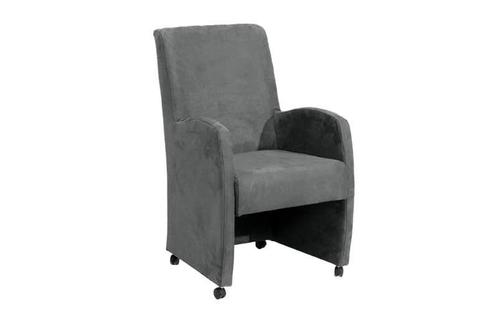 Eetkamerstoel Paulo - eetkamerstoelen - Grijs, Huis en Inrichting, Stoelen, Grijs, Nieuw, Stof