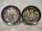 Russia - Palekh - Bord - Beenderporselein - Palekh sprookjes