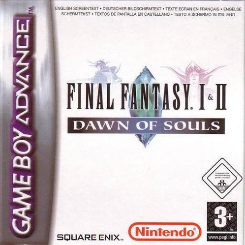 Final Fantasy I & II Dawn of Souls (GameBoy Advance), Spelcomputers en Games, Games | Nintendo Game Boy, Gebruikt, Verzenden