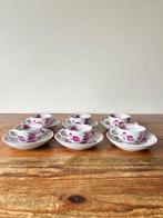 Kop en schotel (12) - Porselein - Bloemmotief, Antiek en Kunst, Antiek | Glas en Kristal