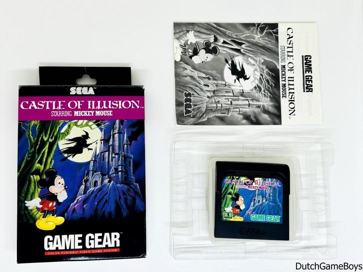 Sega Game Gear - Castle Of Illusion Starring Mickey Mouse -, Spelcomputers en Games, Games | Sega, Gebruikt, Verzenden