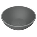 Waskom Arcqua Prince Opbouw 38x14 cm Rond Mat Grijs, Ophalen of Verzenden, Nieuw, Overige typen