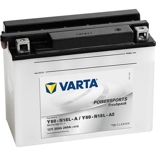Varta Powersports Freshpack Y50N18L-A2 accu | 520 012 020 |, Auto-onderdelen, Accu's en Toebehoren, Ophalen of Verzenden