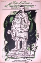 Posthuma gemaakt van voedselbonnen op spotprent (Lithos), Antiek en Kunst, Kunst | Litho's en Zeefdrukken, Verzenden