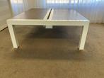 Gebruikt duo bureau KEMBO MI 220x180cm wit/donker eiken, Verzenden, Nieuw in verpakking