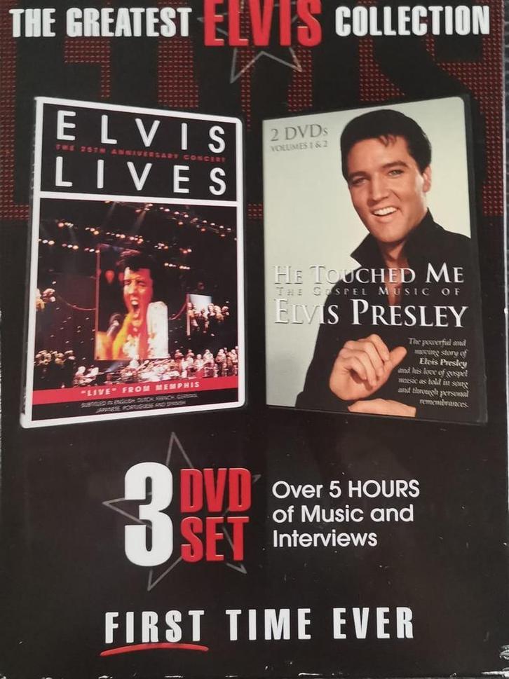 Elvis Presley (3 disc) -                    Gratis verzenden, Cd's en Dvd's, Dvd's | Tv en Series, Zo goed als nieuw, Boxset, Overige genres