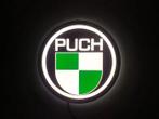 Reclamebord (1) - Plastic, Staal, Puch - round logo