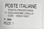 Italië 2025 - Posta Prioritaria - Gele en blauwe doos met, Gestempeld