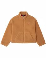 NIKE Womens Graphic Fleece Jacket UK 16 Large Brown, Verzenden, Nieuw